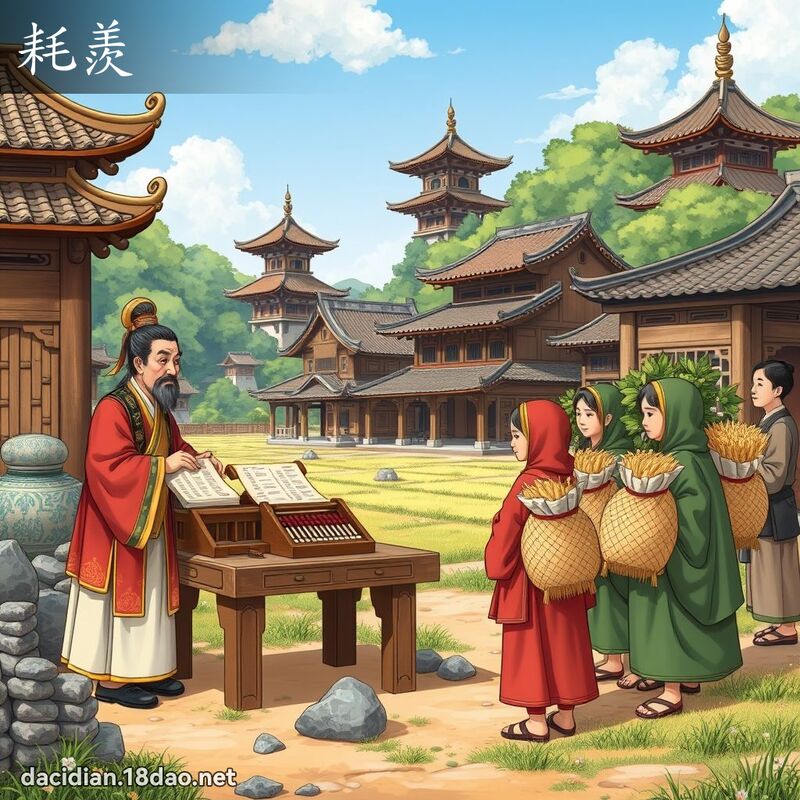 耗羨 - 國語大辭典配圖