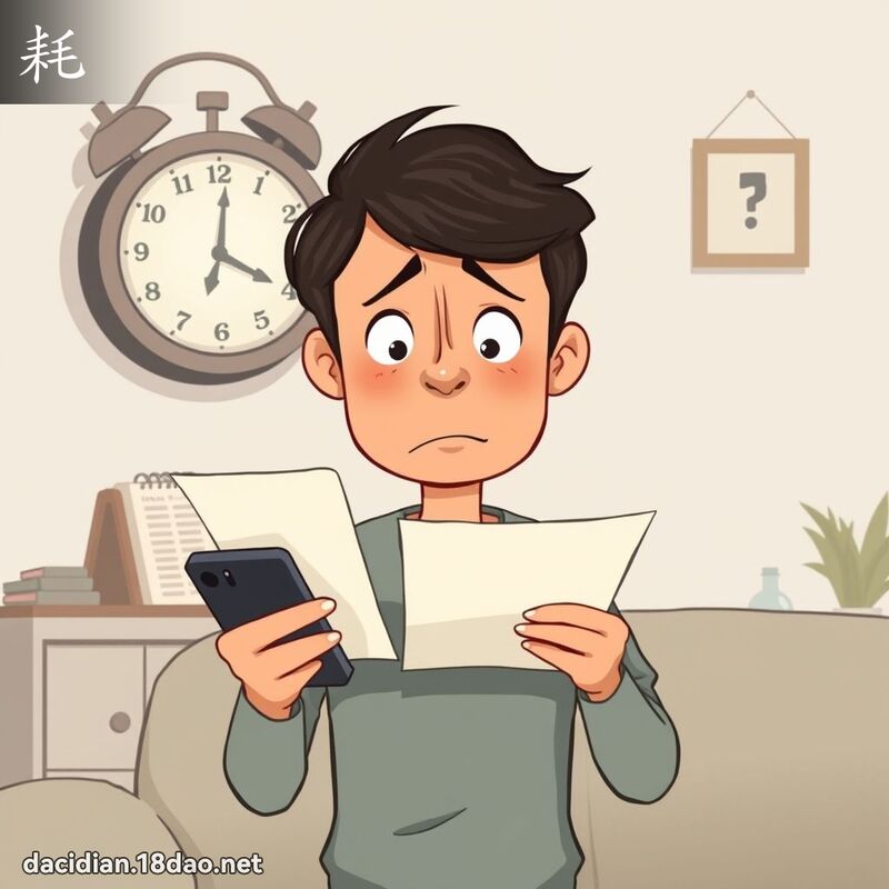 耗 - 國語大辭典配圖