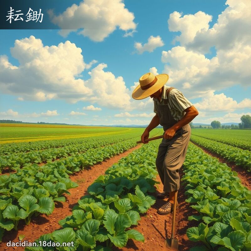 耘锄 - 国语大辞典配图