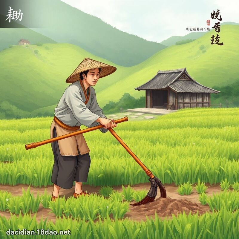 耡 - 国语大辞典配图