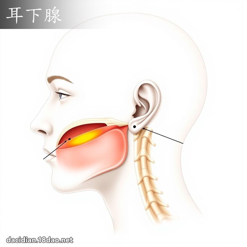 耳下腺 - 国语大辞典配图