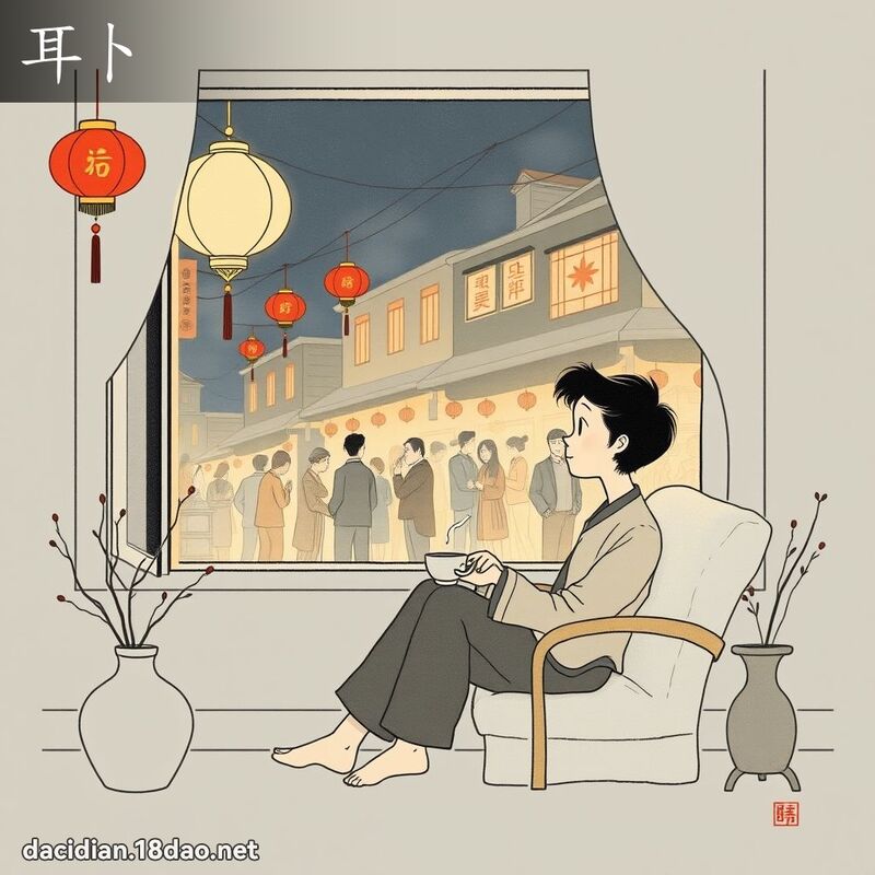 耳卜 - 国语大辞典配图
