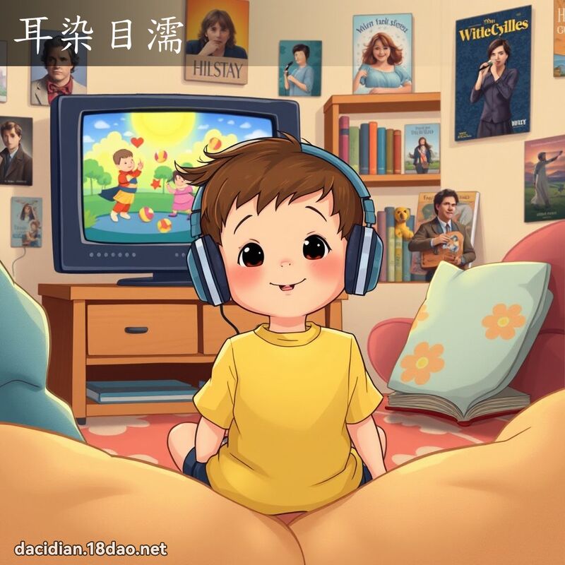 耳染目濡 - 国语大辞典配图