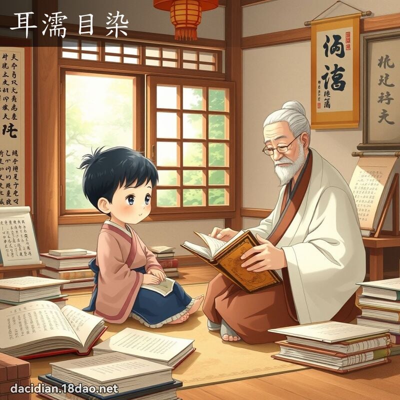 耳濡目染 - 国语大辞典配图