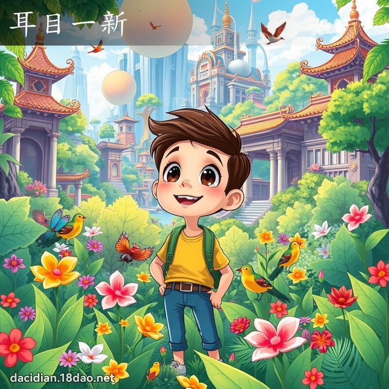 耳目一新 - 國語大辭典配圖