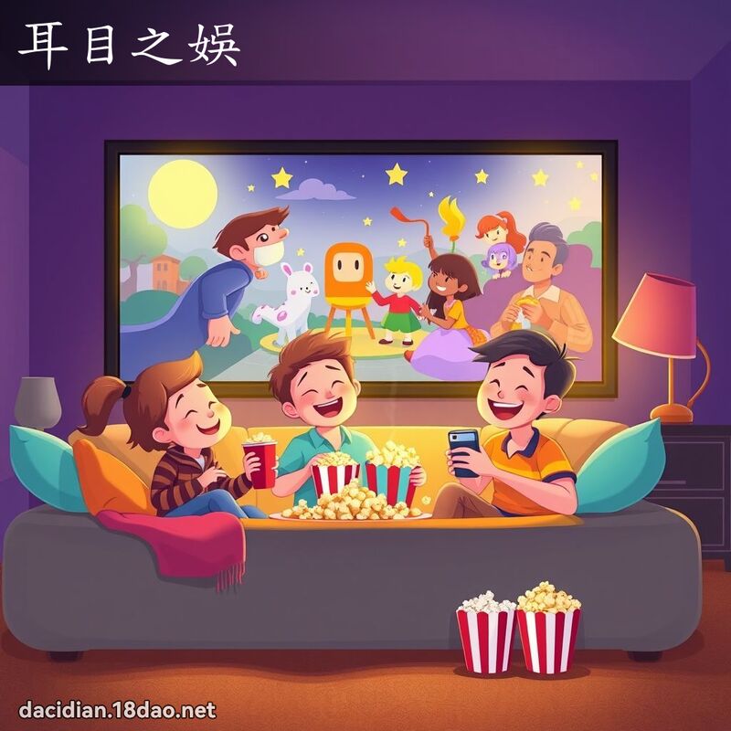 耳目之娛 - 國語大辭典配圖