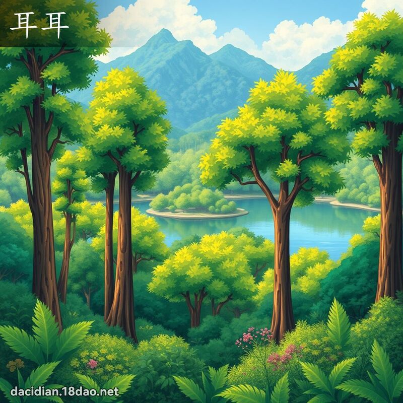 耳耳 - 國語大辭典配圖