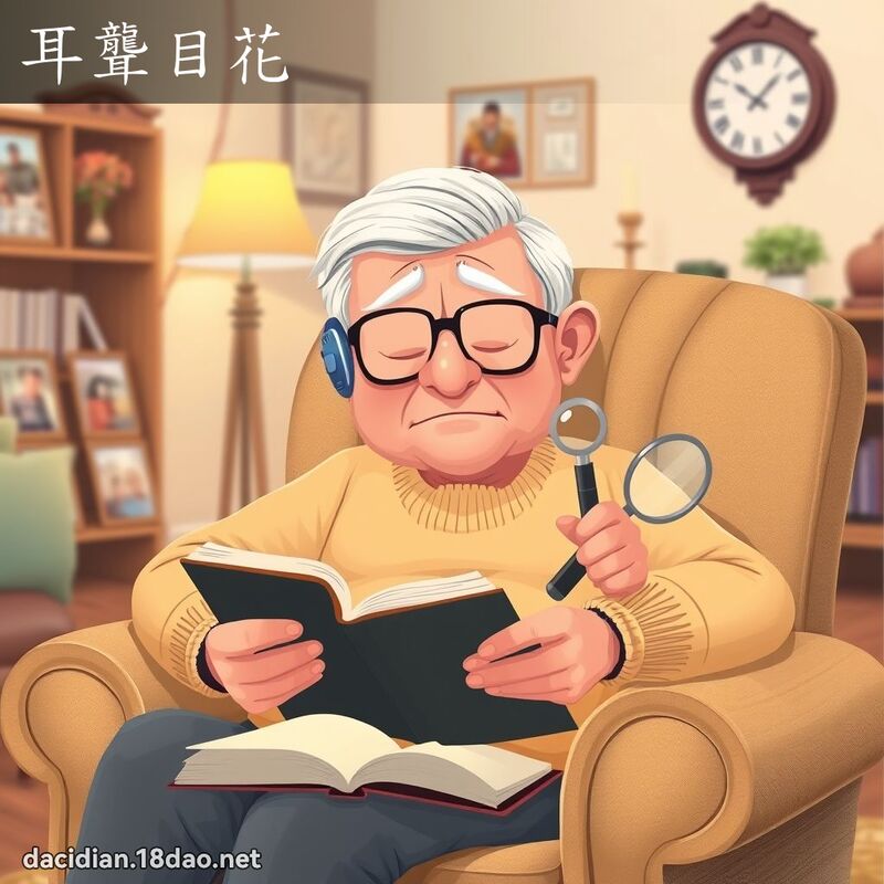 耳聾目花 - 國語大辭典配圖