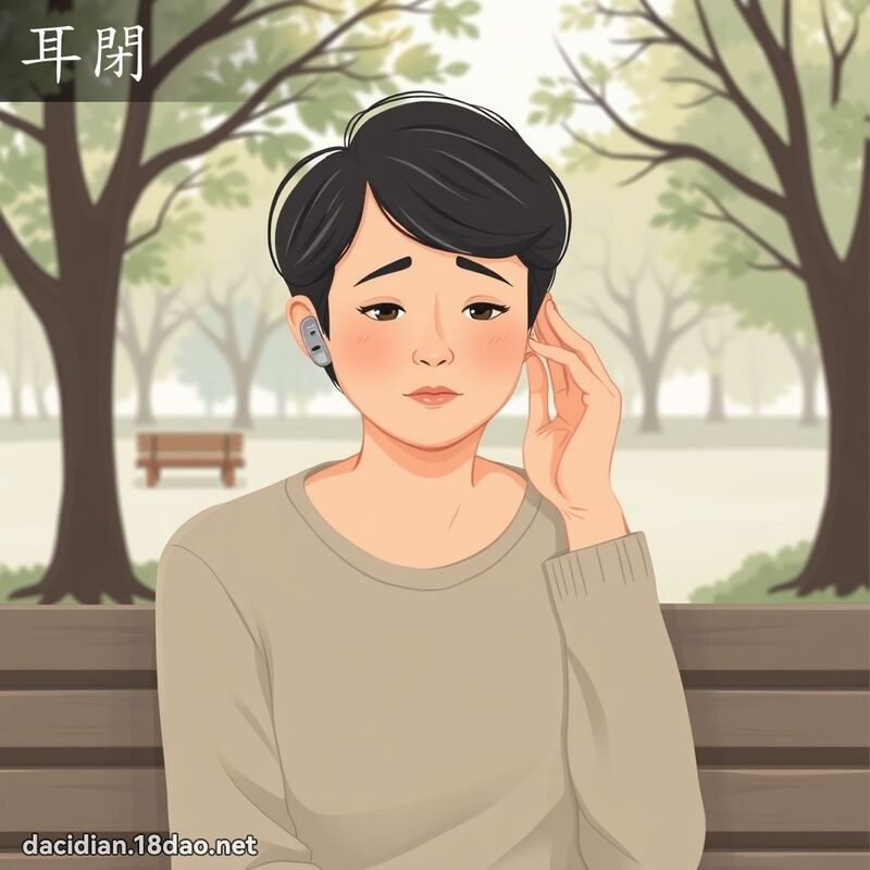 耳閉 - 國語大辭典配圖