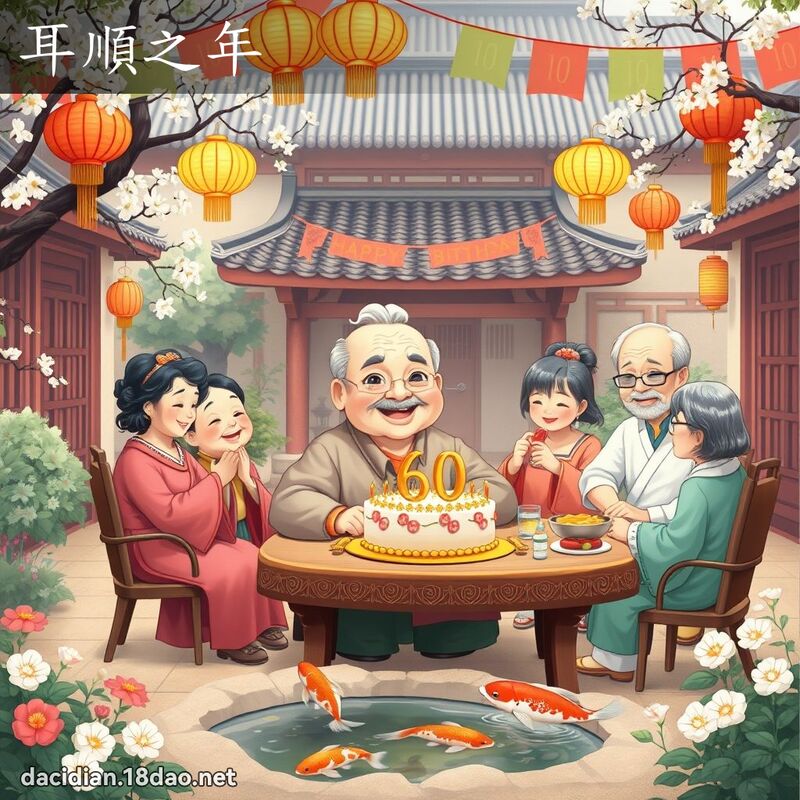 耳順之年 - 國語大辭典配圖