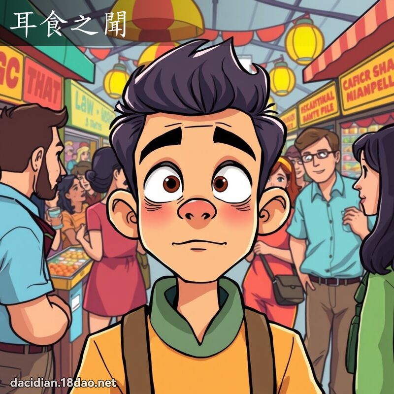 耳食之聞 - 國語大辭典配圖
