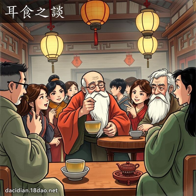 耳食之談 - 國語大辭典配圖