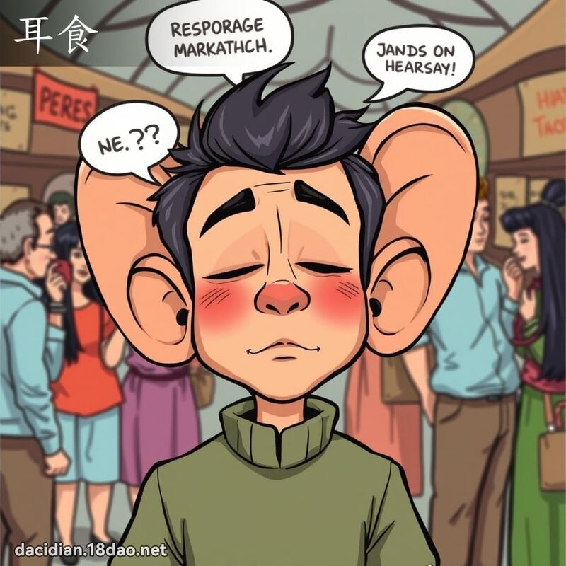 耳食 - 国语大辞典配图