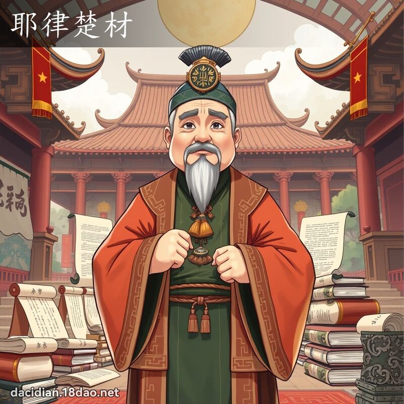 耶律楚材 - 國語大辭典配圖