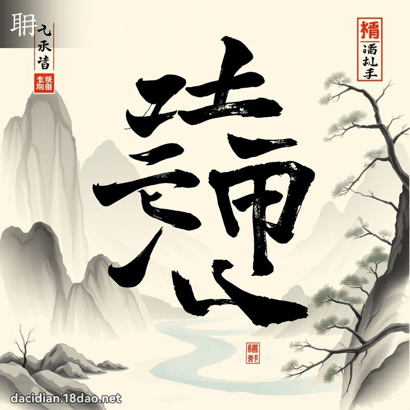 耼 - 国语大辞典配图