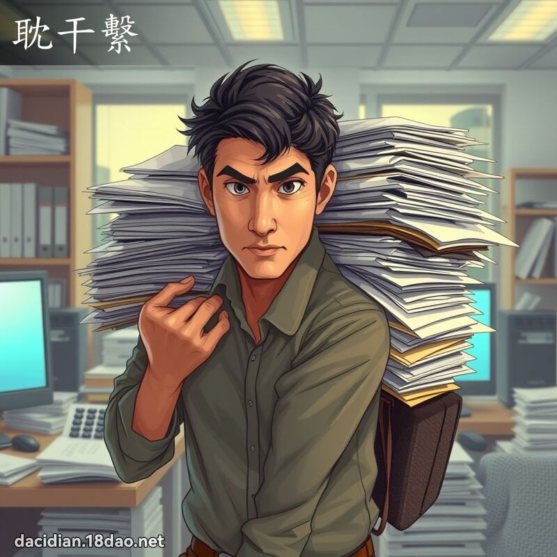 耽干繫 - 國語大辭典配圖