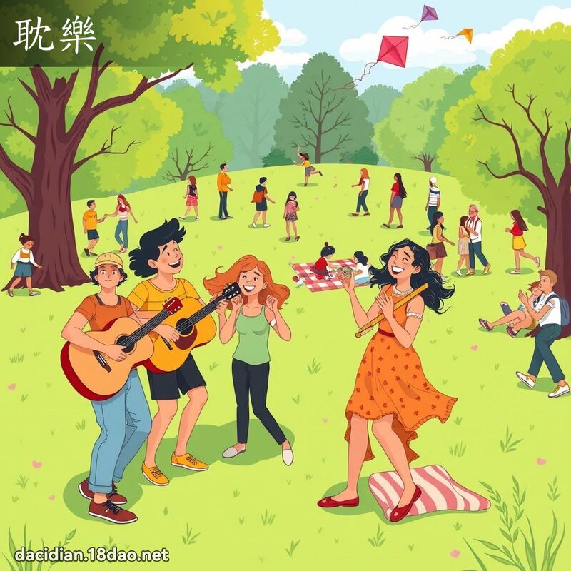 耽樂 - 國語大辭典配圖