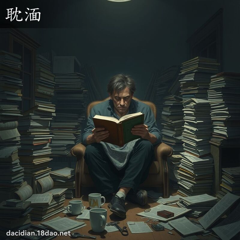 耽湎 - 国语大辞典配图