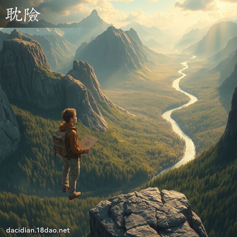 耽險 - 國語大辭典配圖
