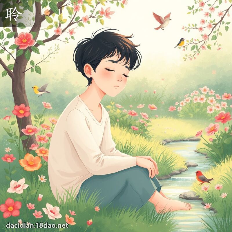 聆 - 國語大辭典配圖