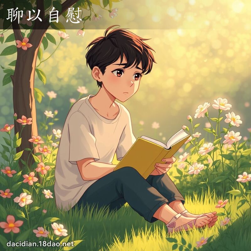 聊以自慰 - 國語大辭典配圖