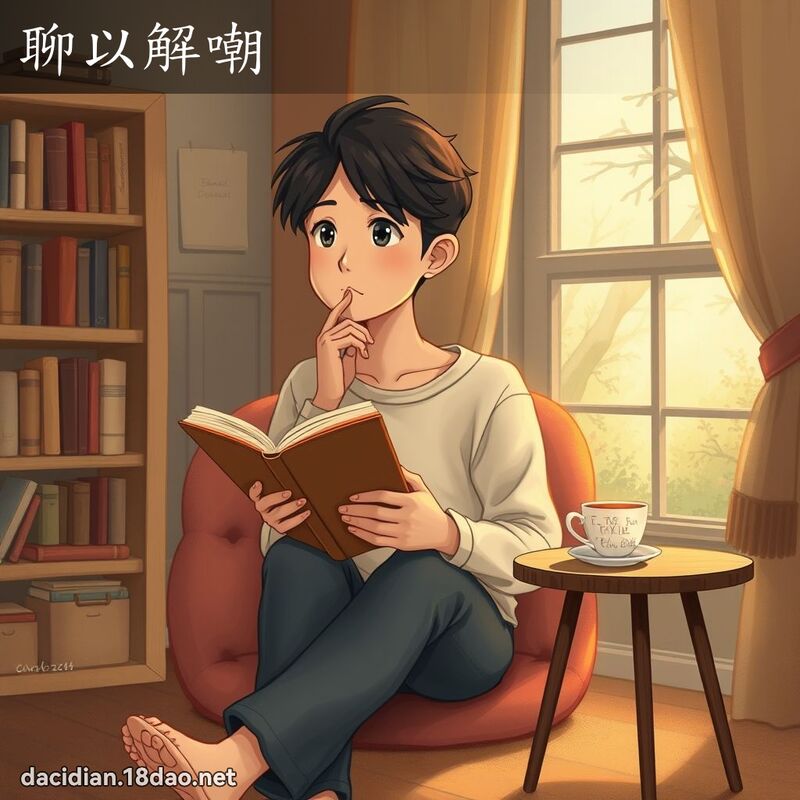 聊以解嘲 - 国语大辞典配图