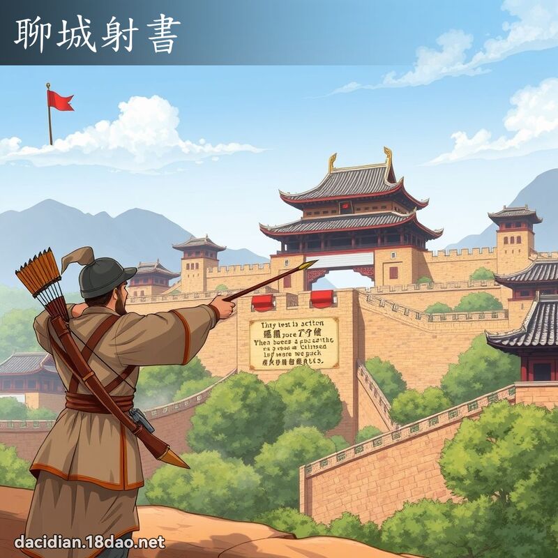 聊城射書 - 國語大辭典配圖