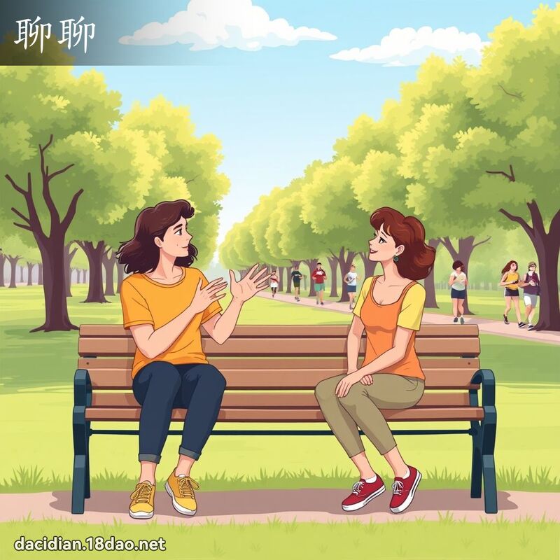 聊聊 - 国语大辞典配图