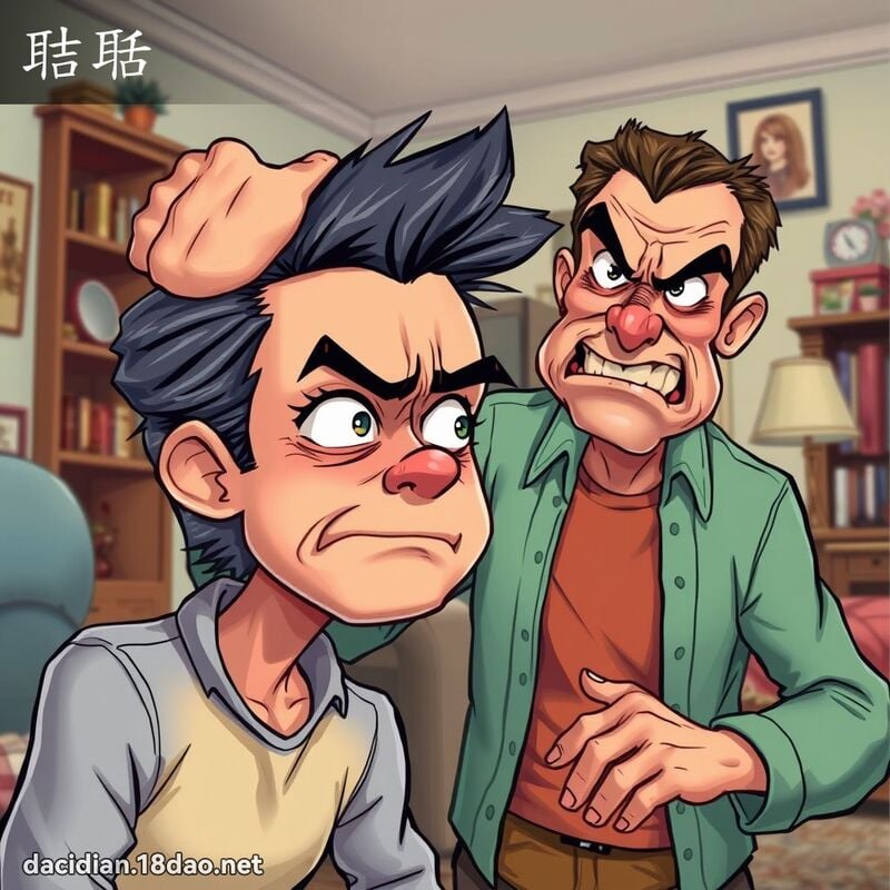 聐聒 - 国语大辞典配图