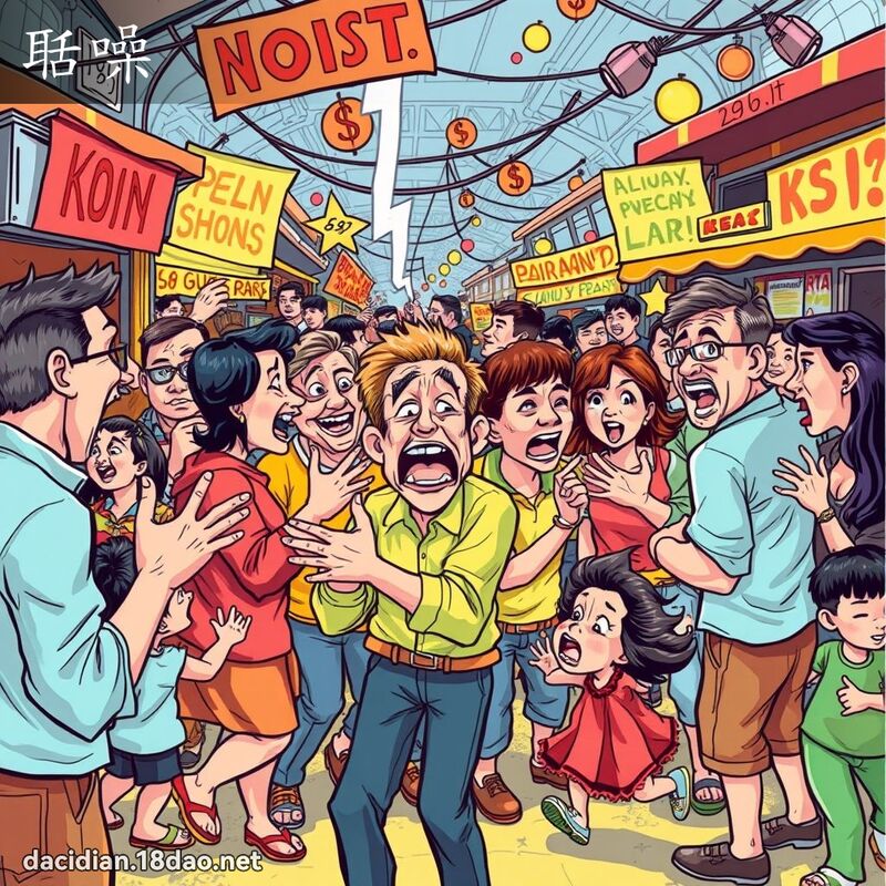 聒噪 - 国语大辞典配图