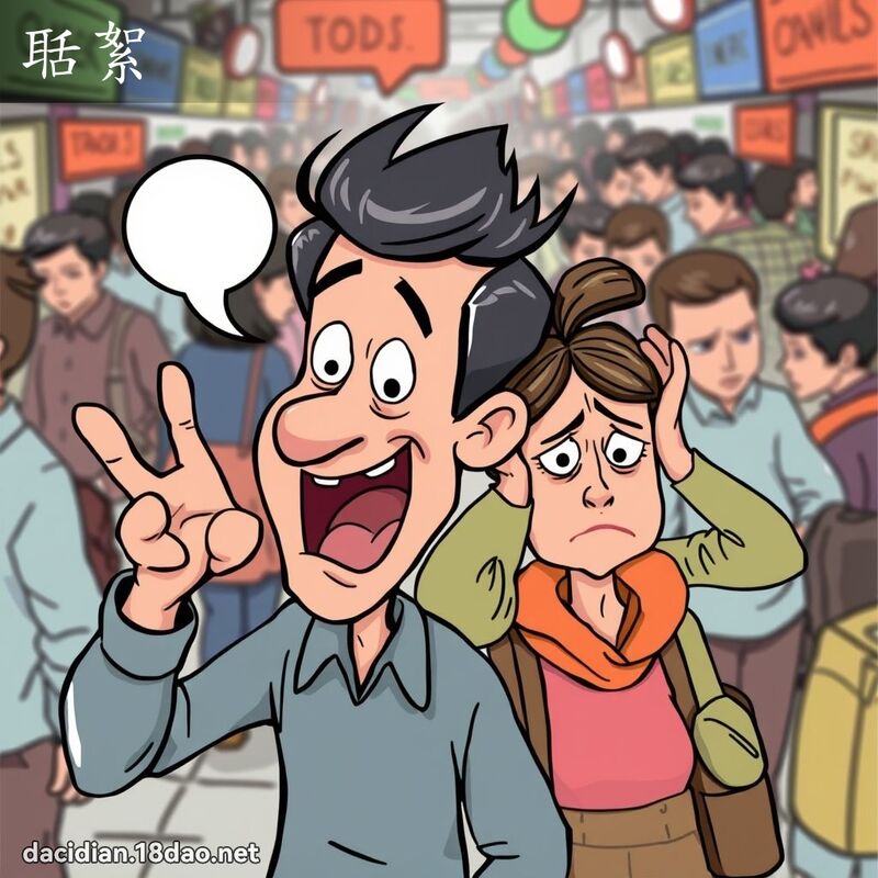 聒絮 - 国语大辞典配图