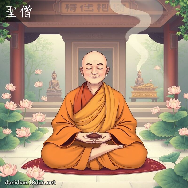 聖僧 - 國語大辭典配圖