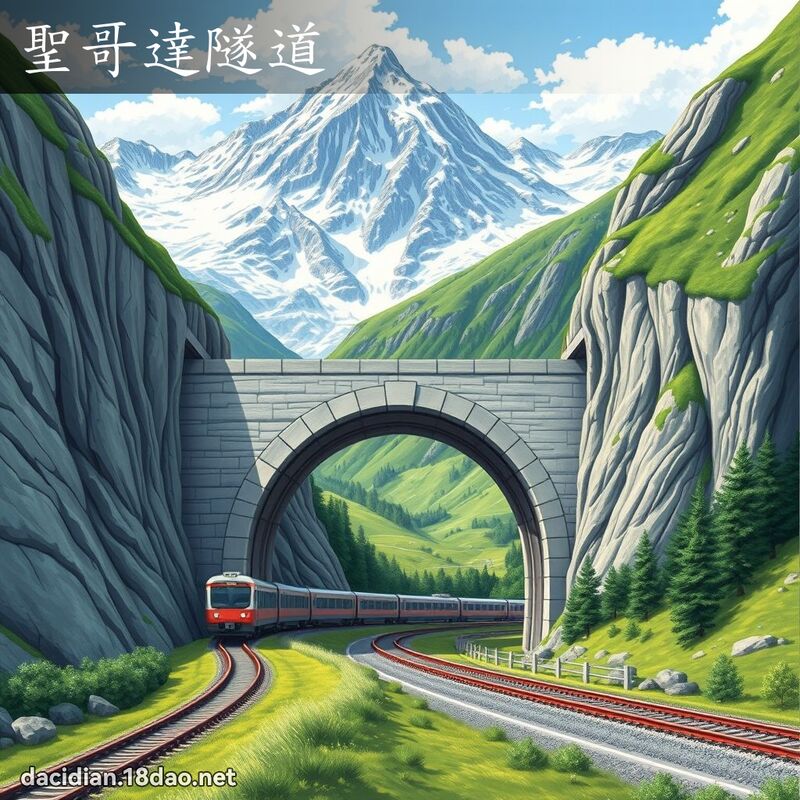 圣哥达隧道 - 国语大辞典配图