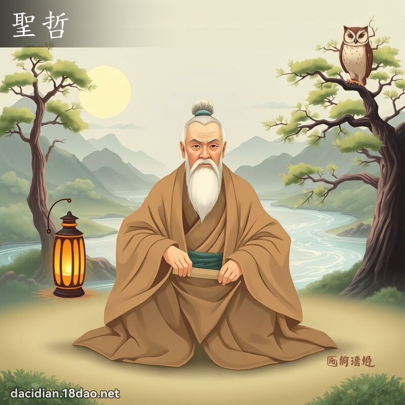 圣哲 - 国语大辞典配图