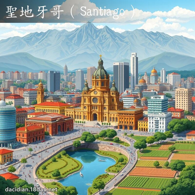 圣地牙哥（Santiago） - 国语大辞典配图