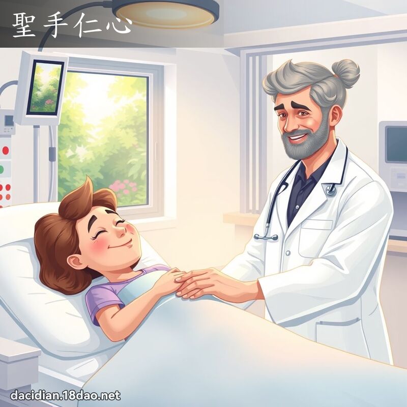 聖手仁心 - 國語大辭典配圖