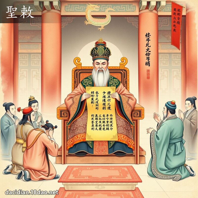 圣敕 - 国语大辞典配图