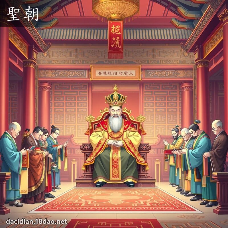 圣朝 - 国语大辞典配图