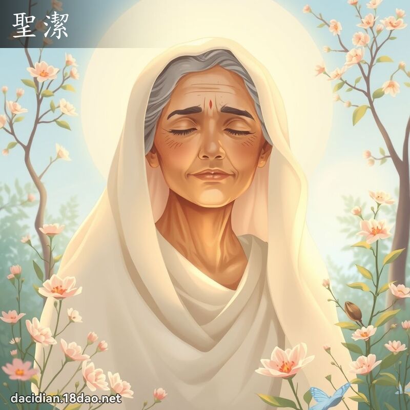 圣洁 - 国语大辞典配图