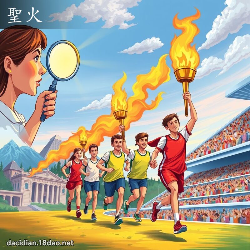 圣火 - 国语大辞典配图
