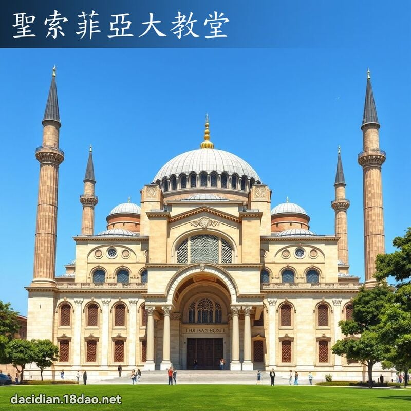 圣索菲亚大教堂 - 国语大辞典配图