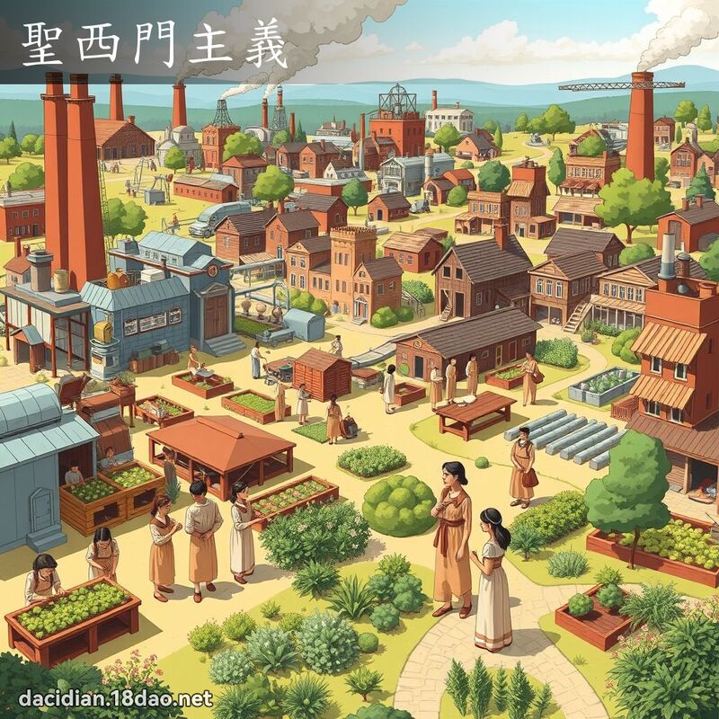 聖西門主義 - 國語大辭典配圖