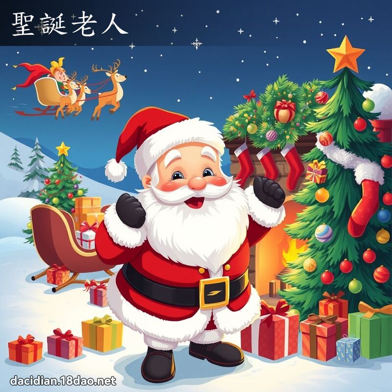 圣诞老人 - 国语大辞典配图