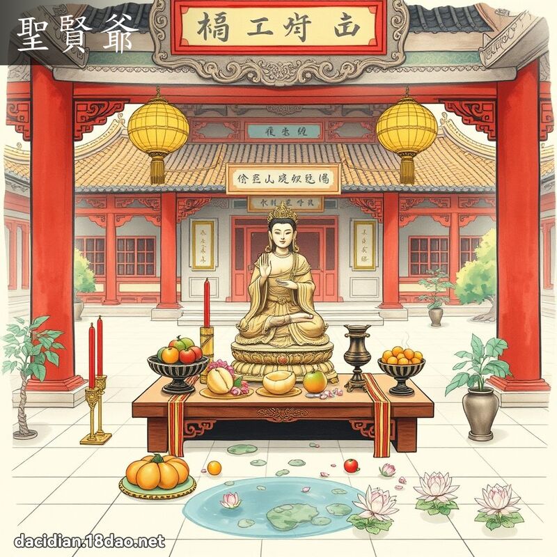 圣贤爷 - 国语大辞典配图