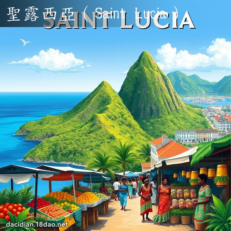 圣露西亚（Saint Lucia） - 国语大辞典配图
