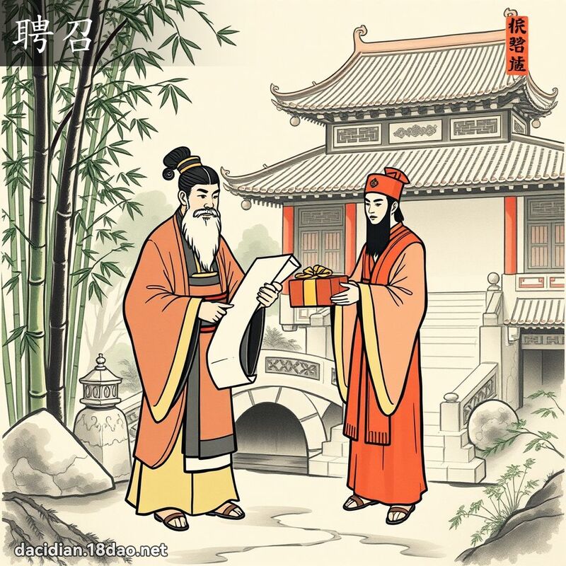 聘召 - 國語大辭典配圖