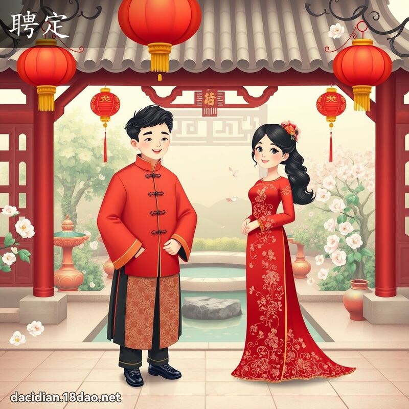 聘定 - 國語大辭典配圖