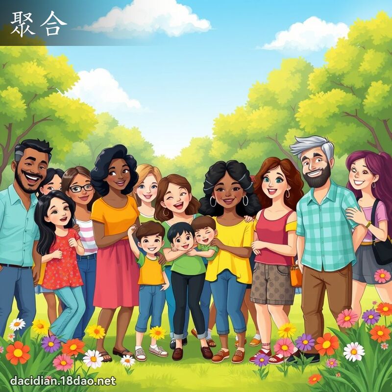 聚合 - 國語大辭典配圖