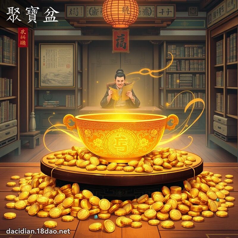 聚宝盆 - 国语大辞典配图