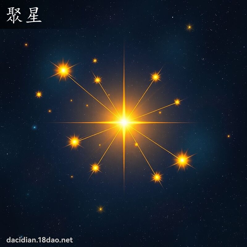 聚星 - 国语大辞典配图